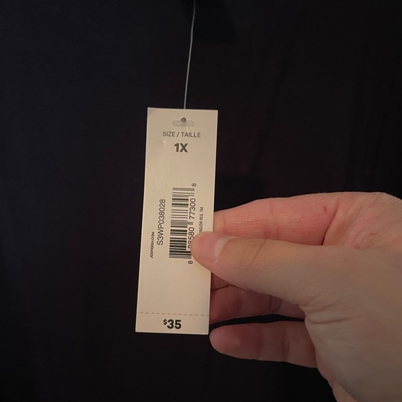 Joe Fresh Dark Navy Wrap Dress - Picture 3 of 3